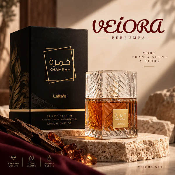 خمرة لطافة ١٠٠ مل أصلي — الزجاجة الكريستال جنب العلبة السودا والدهبي